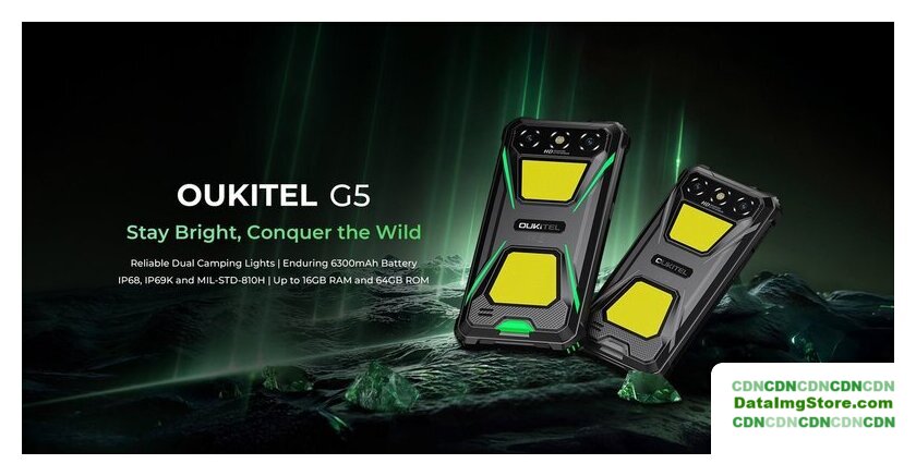 Телефон Oukitel G5 4GB/128GB (черный/зеленый) - Изображение №6 — buytech