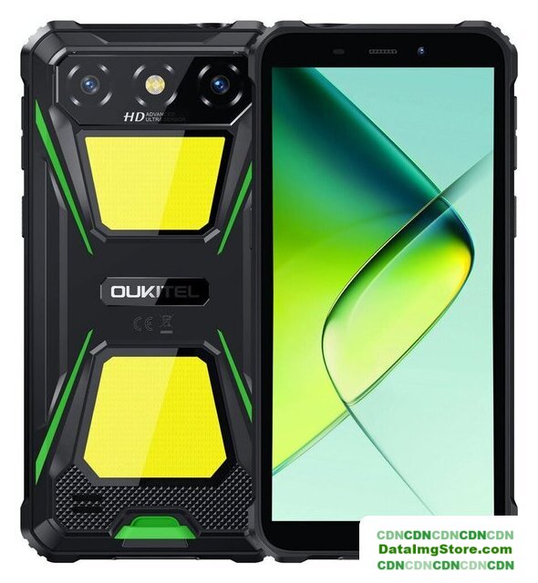 Телефон Oukitel G5 4GB/128GB (черный/зеленый) - Изображение №1 — buytech