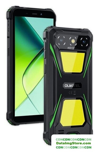 Телефон Oukitel G5 4GB/128GB (черный/зеленый) - Изображение №2 — buytech