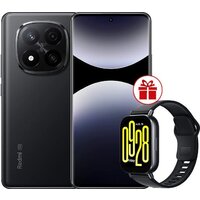 Xiaomi Redmi Note 14 Pro+ 5G 12GB/512GB международная версия (черный) + умные часы Xiaomi Redmi Watch 5 Active (черный) по акции