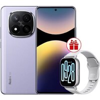 Xiaomi Redmi Note 14 Pro+ 5G 12GB/512GB международная версия (фиолетовый) + умные часы Xiaomi Redmi Watch 5 Active(серебристый)по акции