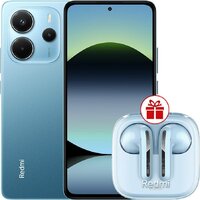 Xiaomi Redmi Note 14 6GB/128GB международная версия (синий) + наушники Xiaomi Redmi Buds 6 Active (голубой) по акции